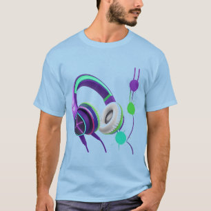 Camiseta Auriculares Circumaurales Vibrantes