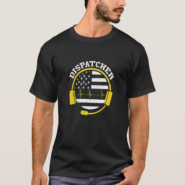 Camiseta Auriculares con micrófono de línea de impulsos de  (Anverso)