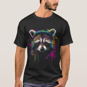 Camiseta Auriculares con micrófono Raccoon Music Colorous A