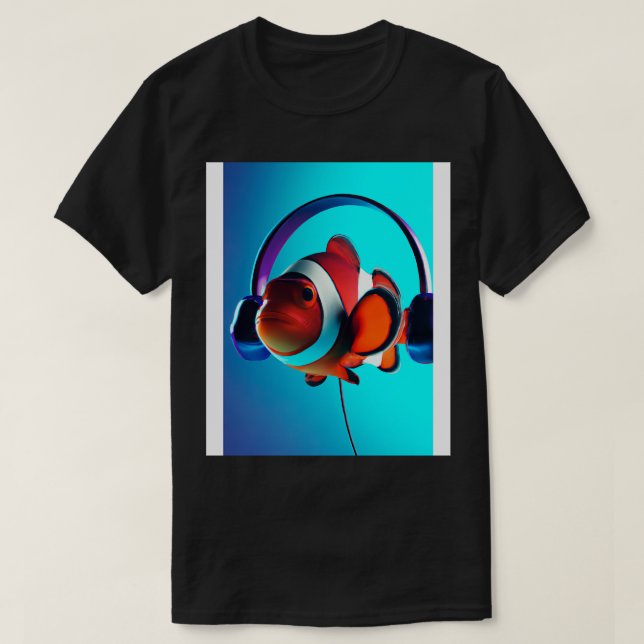 Camiseta Auriculares de Clownfisch 2 (Diseño del anverso)