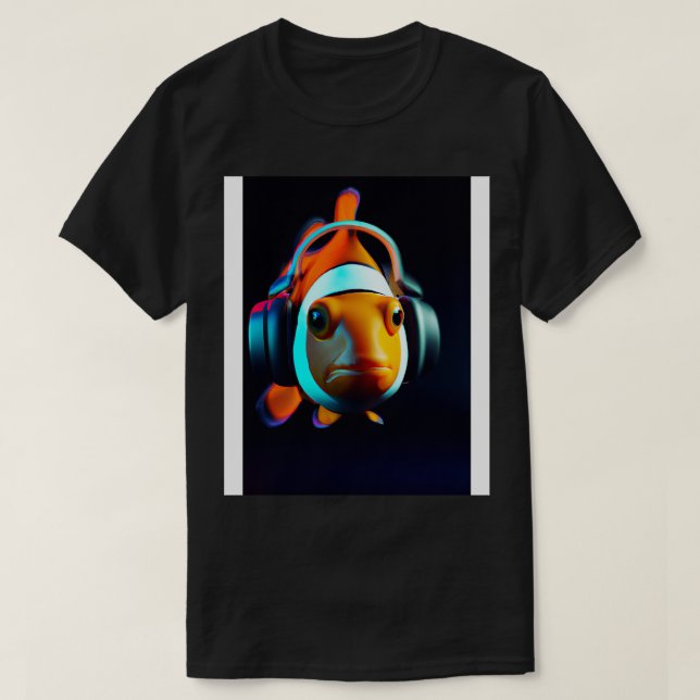 Camiseta Auriculares de Clownfisch 3 (Diseño del anverso)