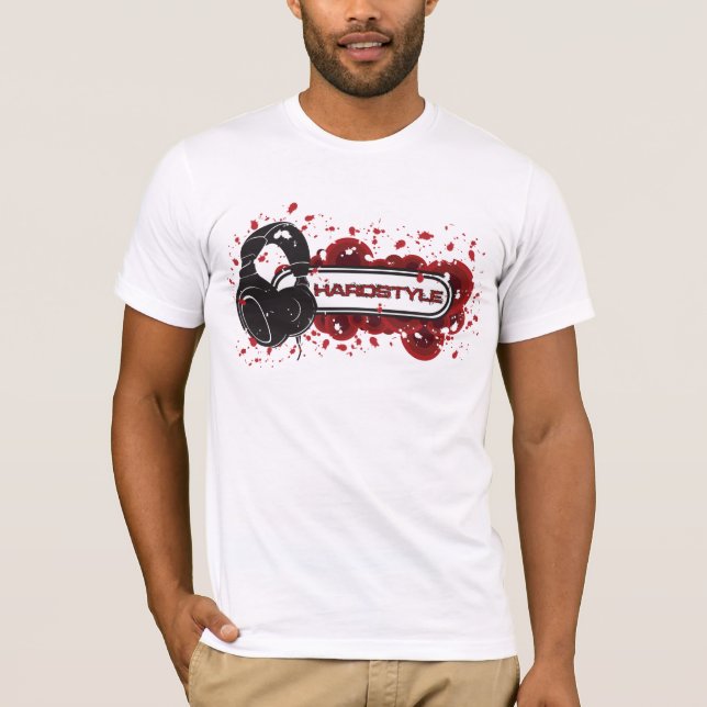 Camiseta Auriculares de Hardstyle (Anverso)