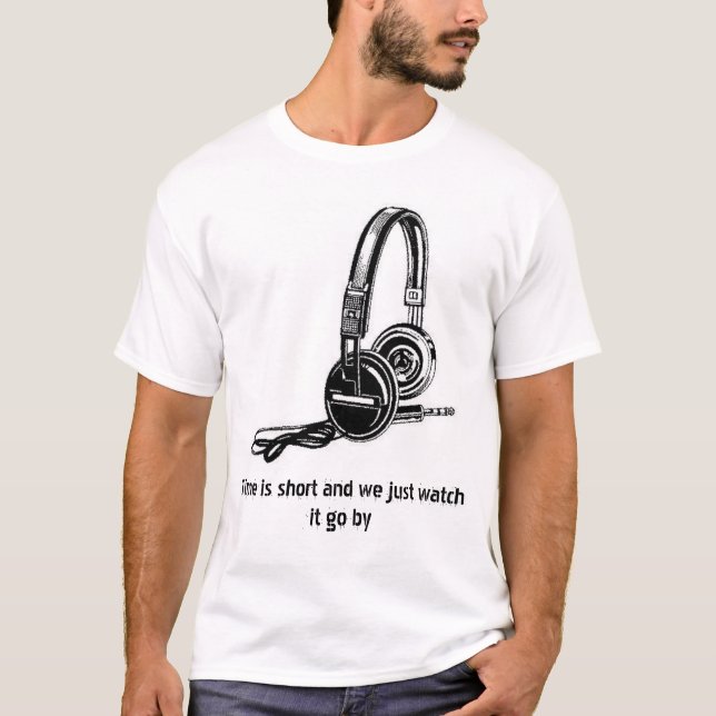 Camiseta Auriculares de las criadas del metro (Anverso)