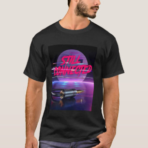 Camiseta Auriculares de música con cable retro Still Connec