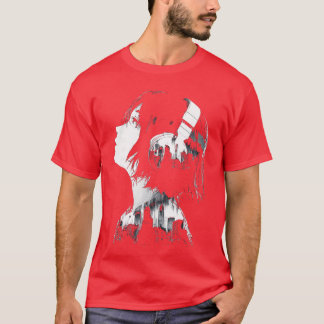Camiseta Auriculares de música de anime para mujeres y niño