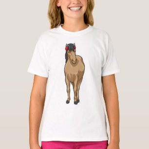 Camiseta Auriculares de música de caballos