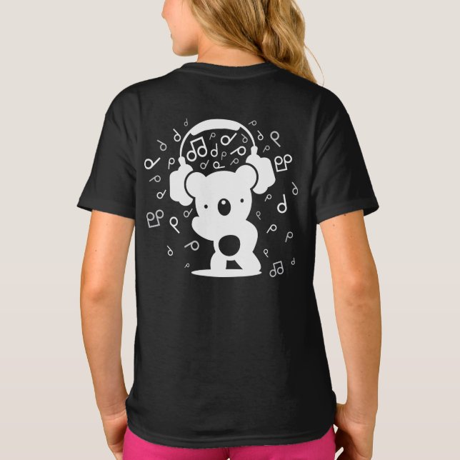 Camiseta Auriculares de oso (Reverso)