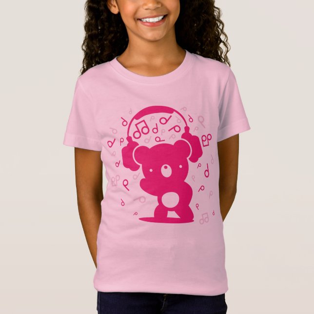 Camiseta Auriculares de oso (Anverso)