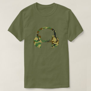 Camiseta Auriculares de patrón de curso de verano