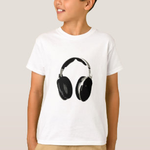 Camiseta Auriculares de Pop Art