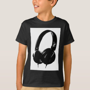 Camiseta Auriculares de Pop Art