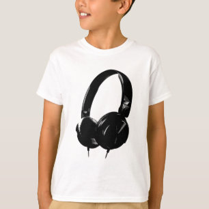 Camiseta Auriculares de Pop Art