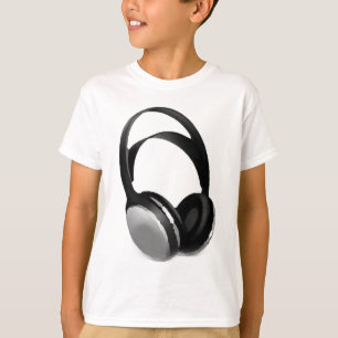 Camiseta Auriculares de Pop Art
