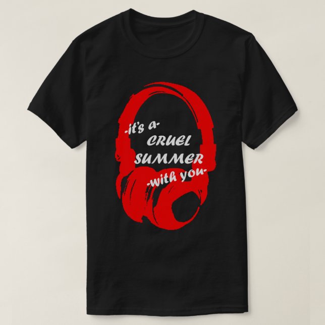 Camiseta Auriculares de verano cruel 2 TShirt (Diseño del anverso)
