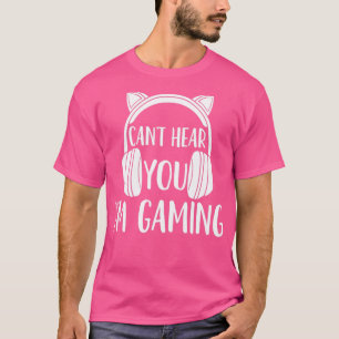 Camiseta Auriculares de videojuego de videojuegos de videoj