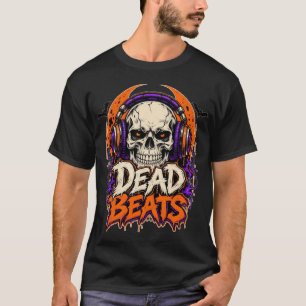 Camiseta Auriculares Dead Beats Calavera