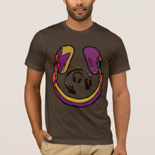 Camiseta auriculares dee-jays