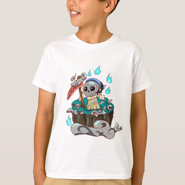 Camiseta Auriculares divertidos de Halloween (Anverso)