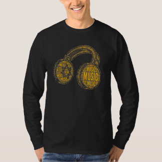 Camiseta Auriculares Dj Música Músico Para Mamá