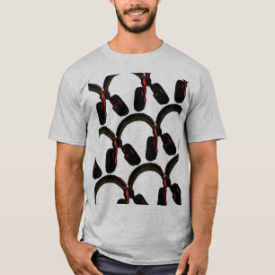 Camiseta auriculares djs de música