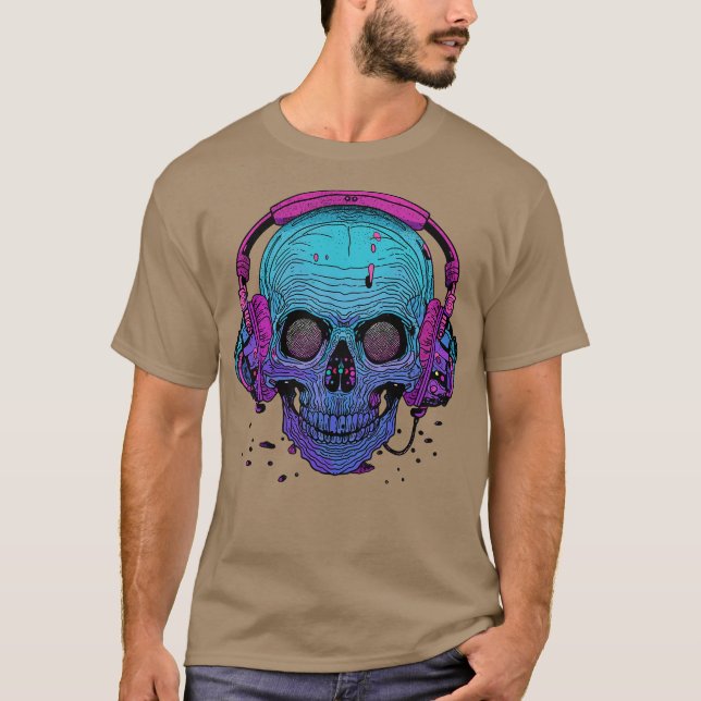 Camiseta Auriculares encendidos (Anverso)