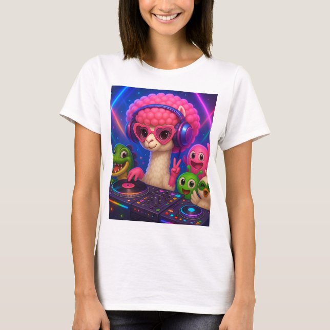 Camiseta Auriculares Galácticos (Anverso)