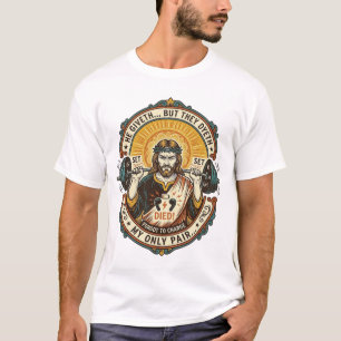 Camiseta Auriculares Jesus Muerto Set Silencioso Entrenamie