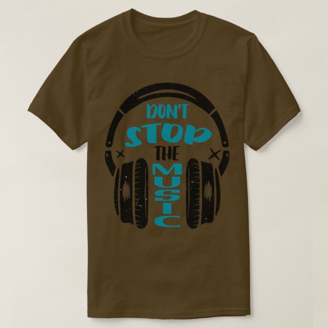 Camiseta Auriculares musicales DJ Regalos (Diseño del anverso)