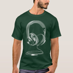 Camiseta Auriculares Para El Niño De La Música Dj