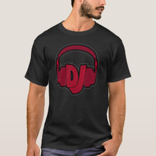 Camiseta Auriculares que llevan de DJ