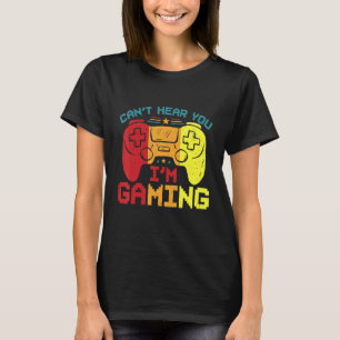 Camiseta Auriculares Retro Gamer Lo siento No Te Escucho So