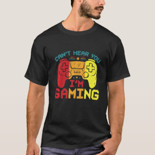 Camiseta Auriculares Retro Gamer Lo siento No Te Escucho So