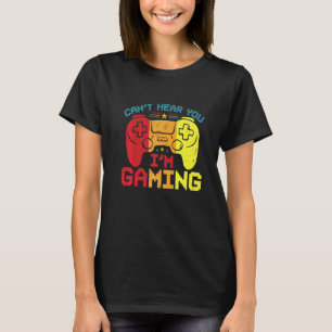 Camiseta Auriculares Retro Gamer Lo siento No Te Escucho So