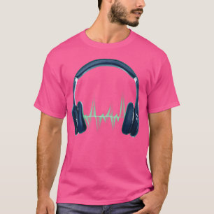 Camiseta Auriculares Soundwaves Disk Jockey Edphones Dj