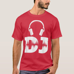 Camiseta Auriculares Techno Music DJ