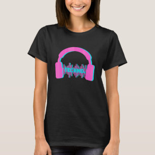 Camiseta Auriculares Techno Música Edm Festival Rave Dubste