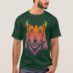 Camiseta Auriculares Vintage Wolf