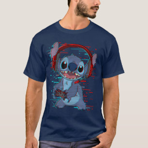 Camiseta Auriculares y control de Disney Lilo Stitch Gamer