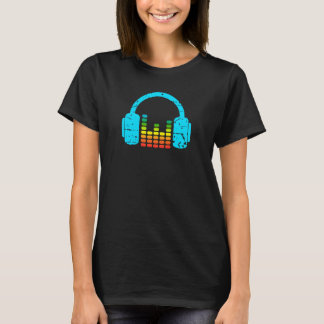 Camiseta Auriculares y ecualizador de potencia para audiófi