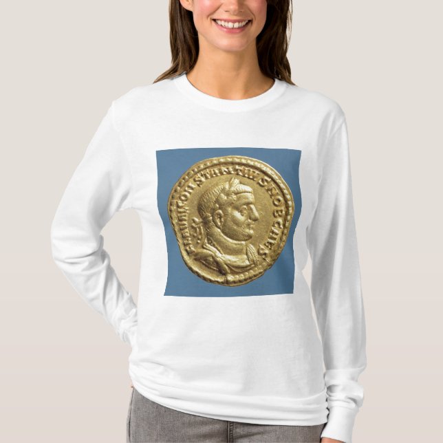 Camiseta Aurífero de Constantius I César Augustus (Anverso)