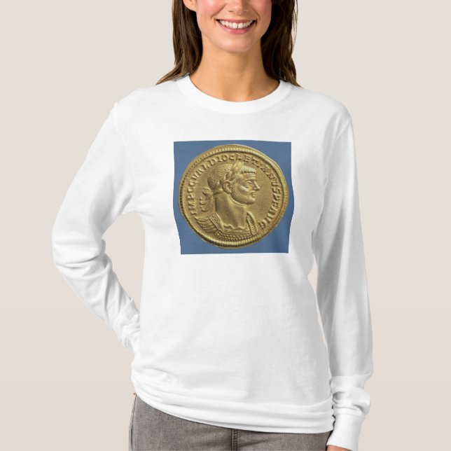Camiseta Aurífero de Diocletian cuirassed (Anverso)