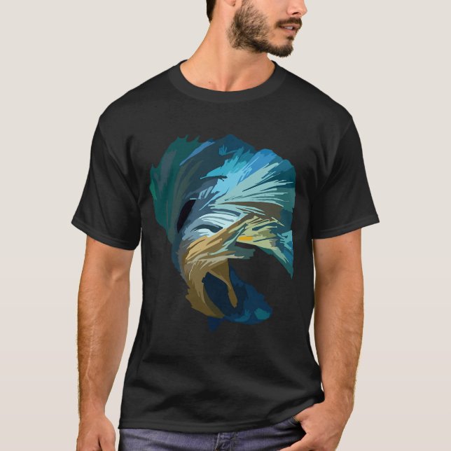Camiseta aurora azul (Anverso)