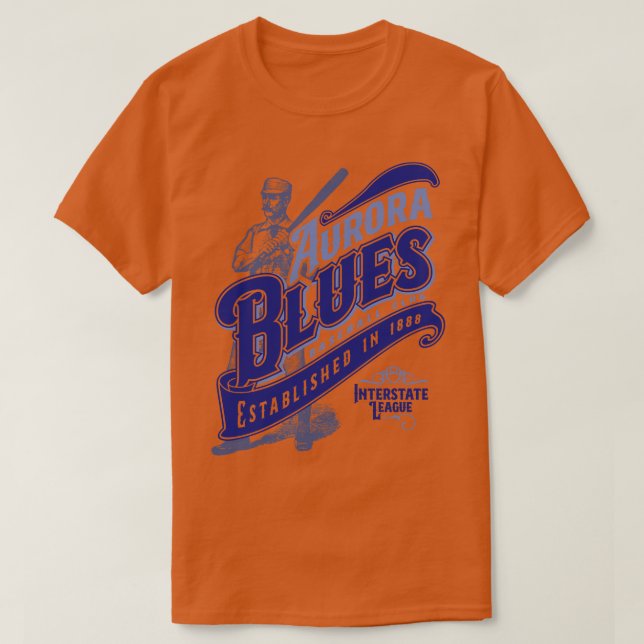 Camiseta Aurora Blues (Diseño del anverso)