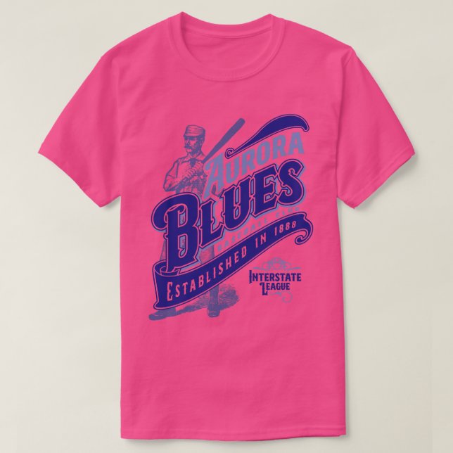 Camiseta Aurora Blues (Diseño del anverso)