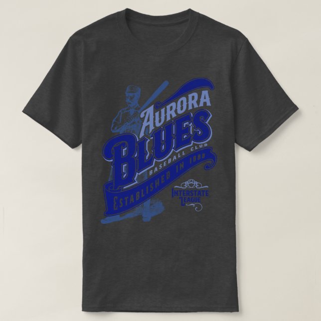 Camiseta Aurora Blues (Diseño del anverso)