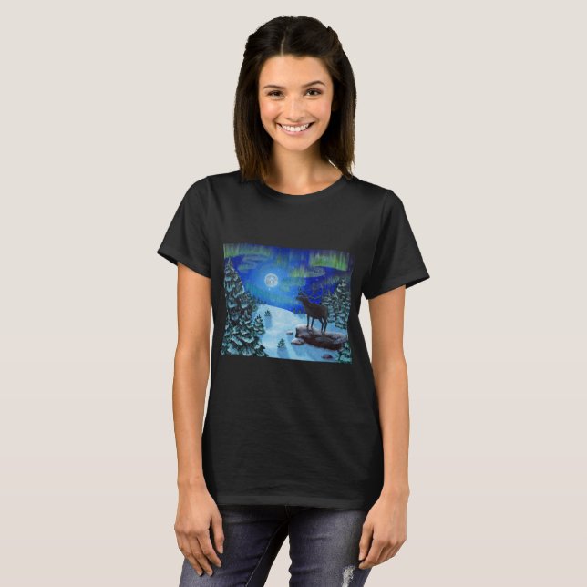 Camiseta Aurora boreal (Anverso completo)