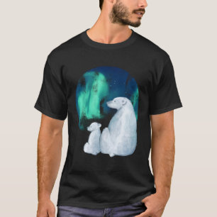 Camiseta Aurora boreal boreal boreal boreal madre polar