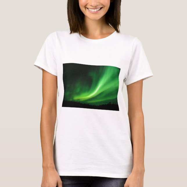 Camiseta Aurora boreal de Borealis de la aurora (Anverso)