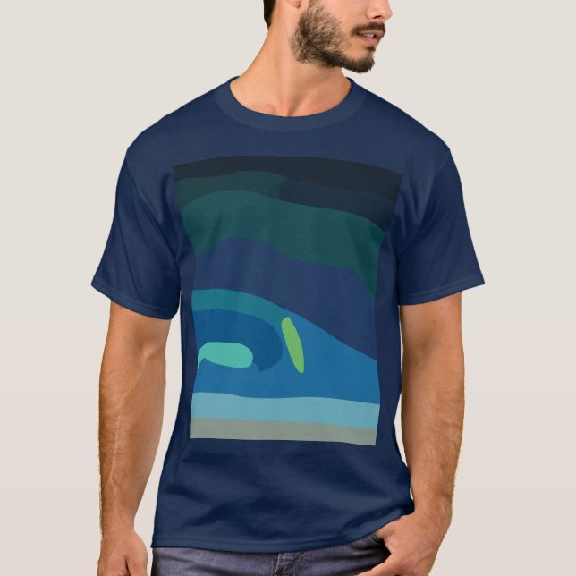 Camiseta Aurora Boreal Luces del Norte (Anverso)