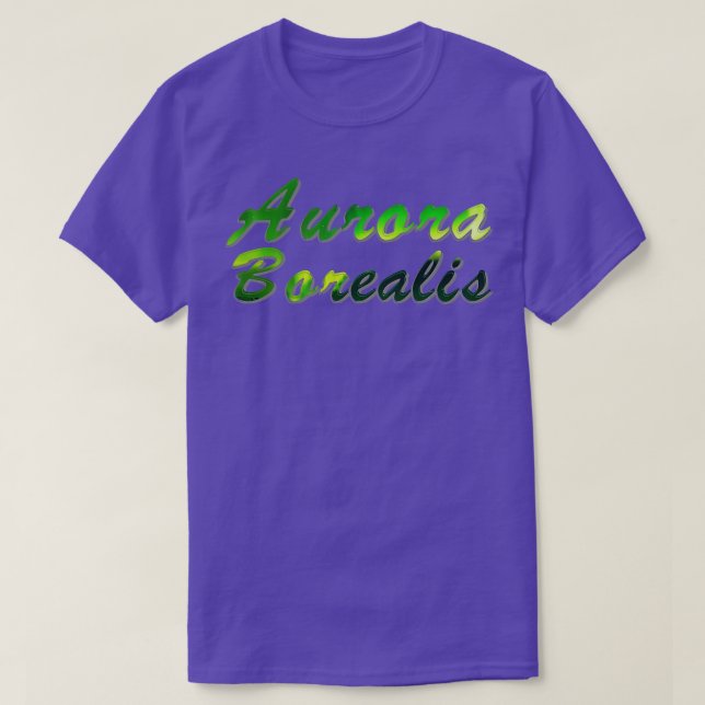 Camiseta Aurora Borealis (Diseño del anverso)